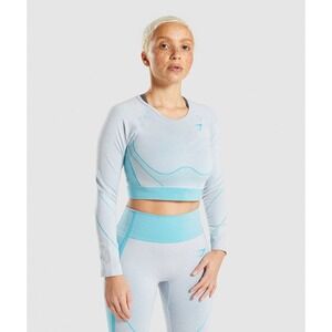 Gymshark Hyper Amplify Long Sleeve Crop Top - Size‎ XL